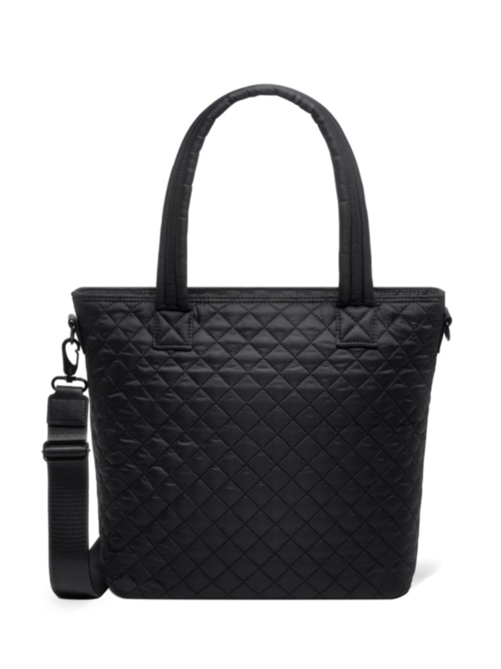 Simple Modern Harper Tote - Midnight Black Quilted Tote
